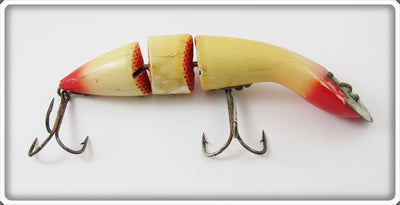 Vintage Heddon Red & White Gamefisher Lure