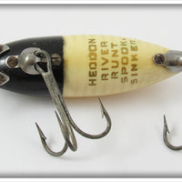 Heddon Spook Ray Black & Yellow River Runt In Box