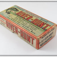 Heddon Spook Ray Black & Yellow River Runt In Box