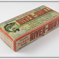 Heddon Spook Ray Black & Yellow River Runt In Box