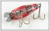 Heddon Fish Flash Silver & Red Midget River Runt FF 9010 SR