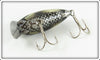 Heddon Fish Flash Silver & Black Midget River Runt FF 9010 SB