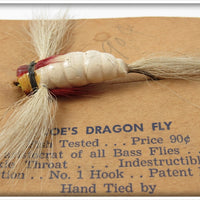 FishRite Bait Co Joe's Dragon Fly On Card
