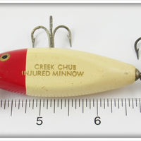 Creek Chub Red & White Baby Injured Minnow