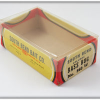 South Bend White Callmac Bass Bug In Box