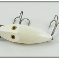 Heddon Solid White Midget River Runt 9010 W