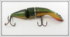 Vintage Heddon Green Scale Gamefisher Lure 5509D 