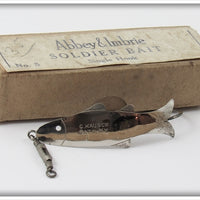 Antique Vintage C. Kausch Abbey & Imbrie Soldier Bait Lure In Box
