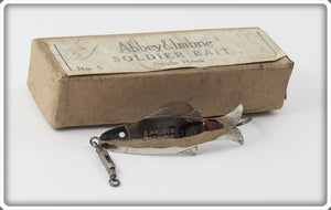 Antique Vintage C. Kausch Abbey & Imbrie Soldier Bait Lure In Box