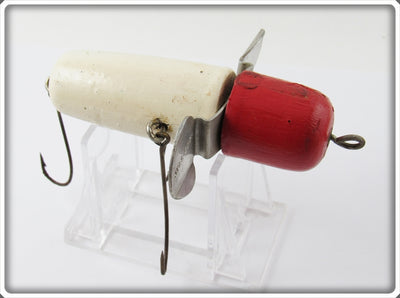 Vintage Ans B Decker Red & White Rotary Head Lure