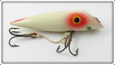 Vintage Edward Lipsett Ltd Red & White Sea King Salmon Plug Lure