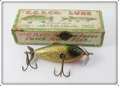 Vintage Creek Chub Silver Flash Baby Injured Minnow Lure 1618