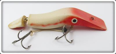 Vintage Star Red & White Salmon Plug Lure