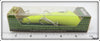 Heddon Fluorescent Yellow Anchovy Magnum Hedd Plug In Box