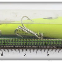 Heddon Fluorescent Yellow Anchovy Magnum Hedd Plug In Box