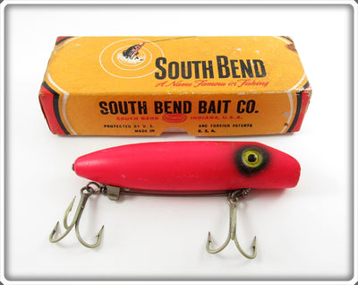 South Bend Fluorescent Orange King Bass Oreno In Box 977 FO 