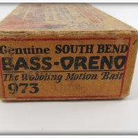 South Bend Luminous Bass Oreno Sunrise Red Sky Empty Box