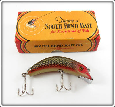 Vintage South Bend Minnow Scale Baby Teas Oreno In Box 939 MS 