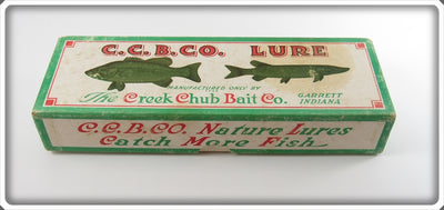 Vintage Creek Chub Yellow Flash Snook Plunker Empty Box 7137