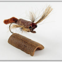 Vintage South Bend Brown Dragon Oreno Dragonfly Lure