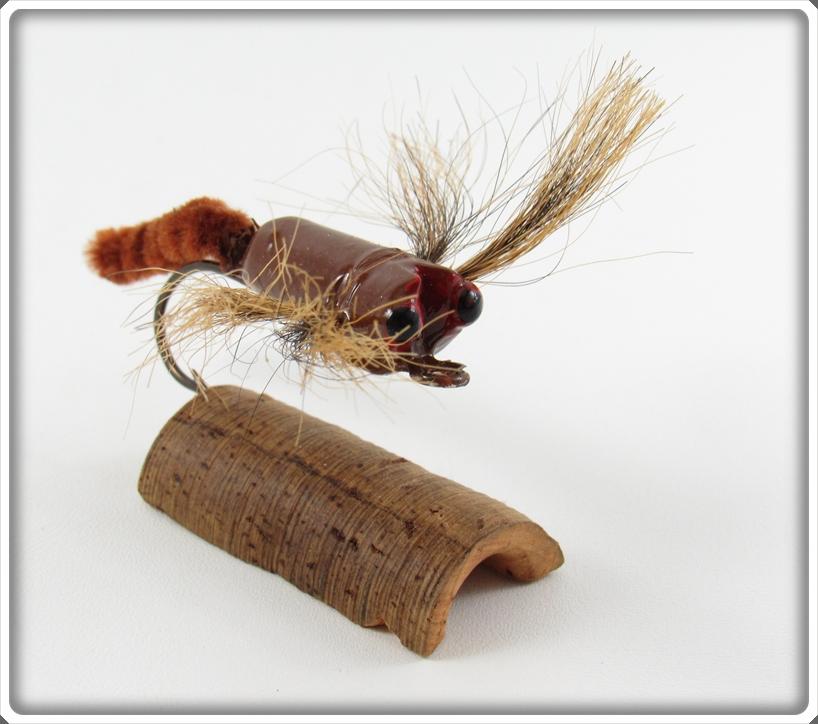 Vintage South Bend Brown Dragon Oreno Dragonfly Lure
