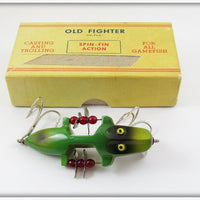 Vintage Beaver Bait Co Frog Old Fighter Lure In Box 