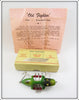 Vintage Beaver Bait Co Frog Finish Old Fighter Lure In Box With Paper