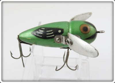 Vintage Heddon Glow Worm Cone Tail Crazy Crawler Lure 2120 GW