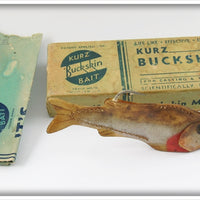 Vintage Kurz Bros Co Kurz Buck Skin Bait In Box 