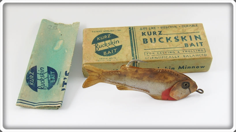 Vintage Kurz Bros Co Kurz Buck Skin Bait In Box 