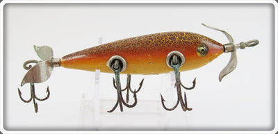 Vintage Heddon Sienna Crackleback 150 Five Hook Minnow 157 Lure