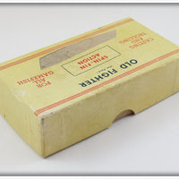 Beaver Bait Co Yellow Silver Scale Old Fighter In Box