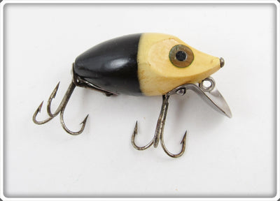 Heddon Black & White Wooden Midgit Digit