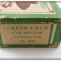 Creek Chub Natural Gar Scale Gar Minnow In Box