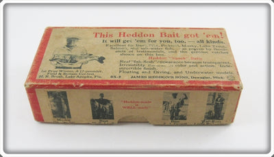 Heddon Empty Brush Box For Glow Worm River Runt 9409 GW