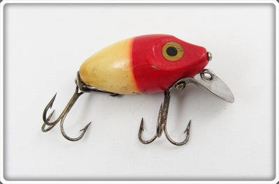 Heddon Red & White Wooden Midgit Digit