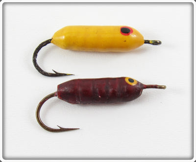 Vintage Heddon Bug A Bee Baby Lure Pair S4Y S4BR