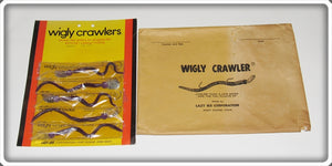 Vintage Lazy Ike Corporation Wigly Crawlers On Dealer Card & Envelope