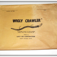 Lazy Ike Wigly Crawlers On Dealer Card With Envelope