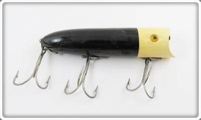 Heddon Black With White Head Lucky 13 2500 BWH