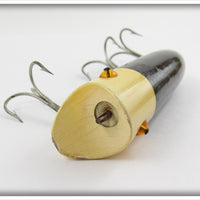 Heddon Black With White Head Lucky 13 2500 BWH