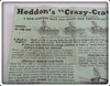 Heddon Intro Green Crazy Crawler Paper Insert