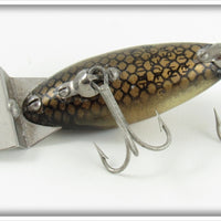 Heddon Fish Flash Gold & Black Go Deeper Midget River Runt FF D9010 GB