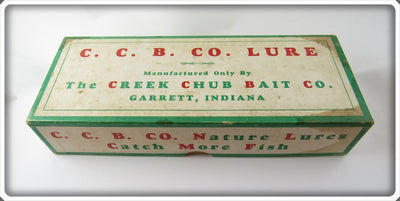 Vintage Creek Chub Jointed Striper Pikie Empty Lure Box 6800