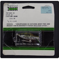Heddon Natural Spotted Bass Tiny Runt Spook On Card 0350 NB