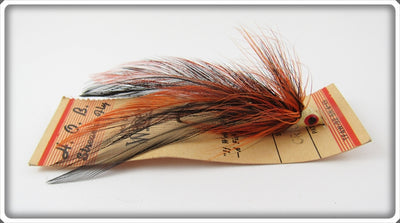 Vintage Weber Oriole H.O.B. Streamer Fly Rod Lure On Card
