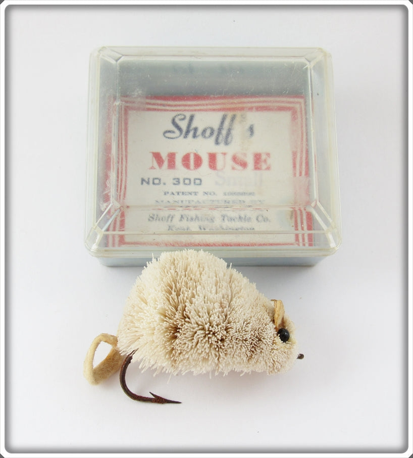 Vintage Vintage Shoff's Mouse Fly Rod Lure In Box With Insert