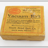 South Bend Red & White Vacuum Bait In Box