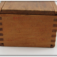 Heddon Green Crackleback 100 Minnow In Wood Box