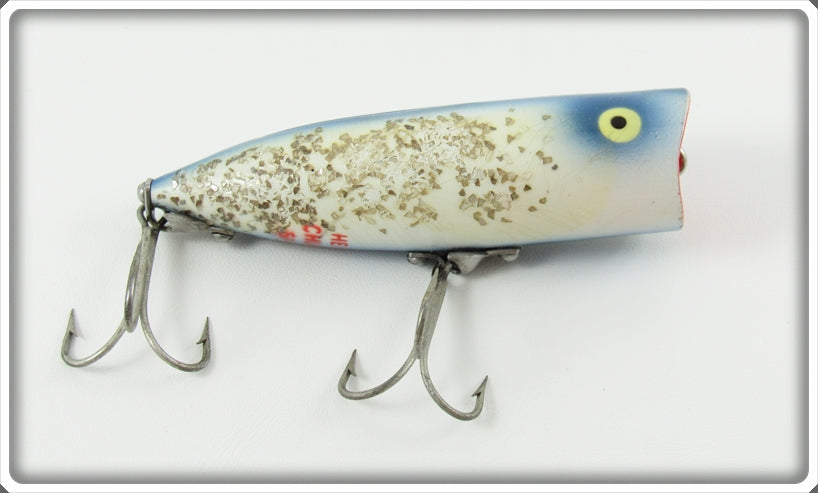 Vintage Heddon Blue Flitter Shad Chugger Spook Lure 9540 BLF